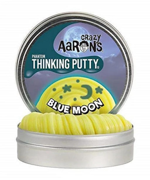 Crazy Aaron's Putty Blue Moon Phantom 4" Tin plus Glow Charger-Novelty Toys-Crazy Aaron's Putty-Toycra