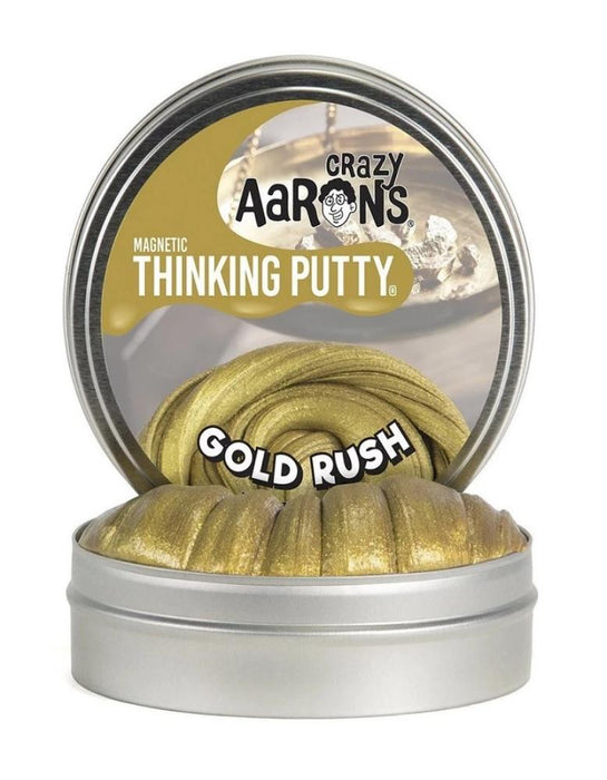 Crazy Aaron's Putty Gold Rush Magnetic 4" Tin plus Magnet-Novelty Toys-Crazy Aaron's Putty-Toycra