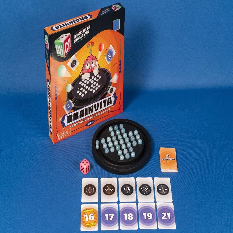Diicii Brainvita Classic Dice Game