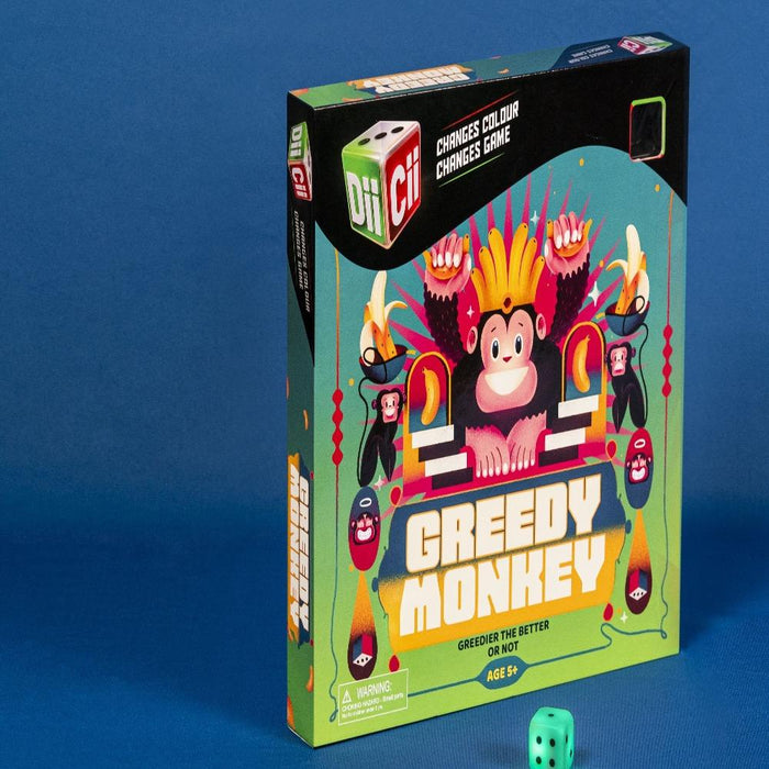 Diicii Greedy Monkey Novelty Dice Game-Board Games-Diicii-Toycra