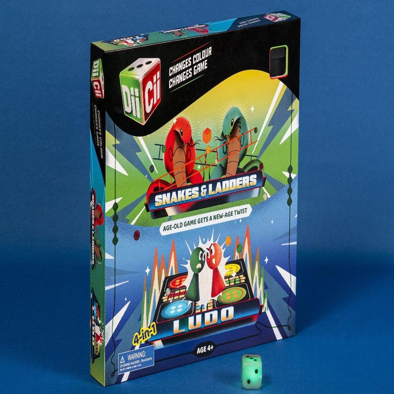 Diicii Snakes & Ladders & Ludo Classic Dice Game