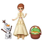 Disney Frozen Anna and Olaf Small Dolls With Basket Accessory