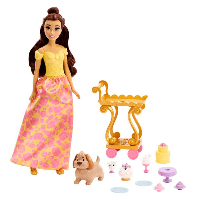 Disney Princess Belle's Tea Time Cart-Dolls-Disney-Toycra