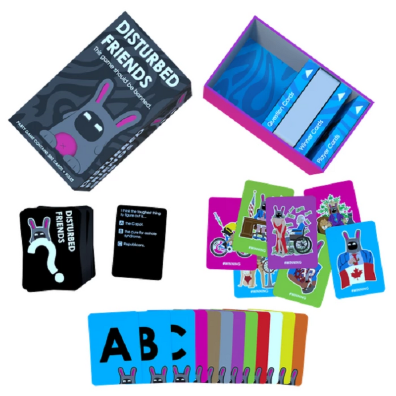 Disturbed Friends Adult Card Game