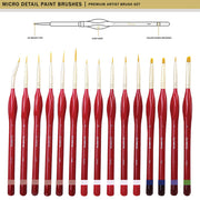 Doodle Hog Mini Painting Starter 15 Brushes