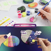 Doodle Hog Rock Painting Kit: Glow In The Dark
