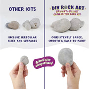Doodle Hog Rock Painting Kit: Glow In The Dark