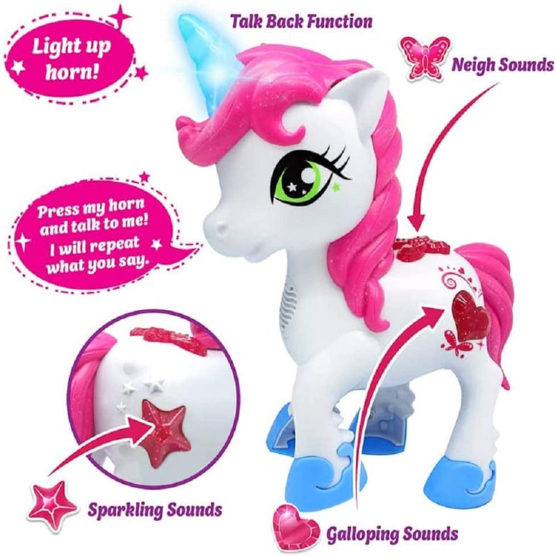 Dragon-I Toys Little Unicorn I Talk & Make Unicorn Sounds-Action & Toy Figures-Dragon-I-Toycra