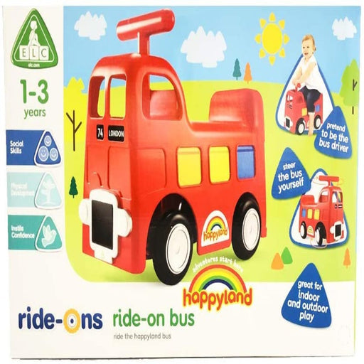 Early Learning Centre Happyland Ride On Bus-Preschool Toys-ELC-Toycra