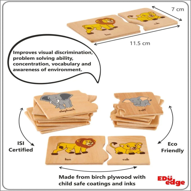 Eduedge Animal Baby Matching