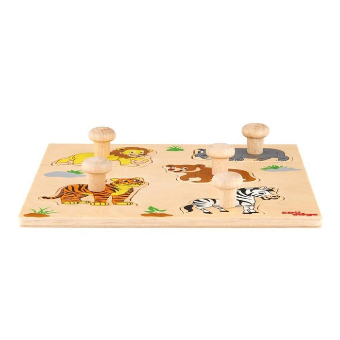 Eduedge Animals Knob Puzzle-Puzzles-EduEdge-Toycra