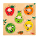 Eduedge Fruits Knob Puzzle-Puzzles-EduEdge-Toycra