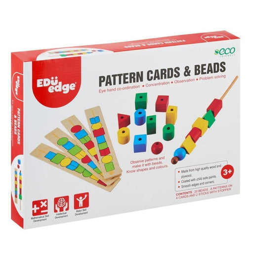 Eduedge Pattern Cards & Beads-Learning & Education-EduEdge-Toycra