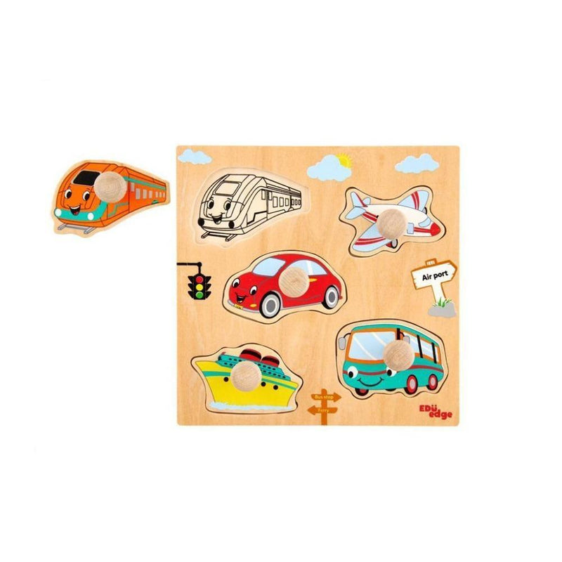 Eduedge Vehicles Knob Puzzle