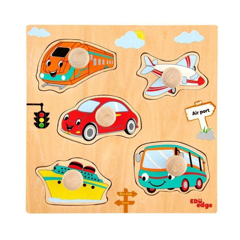 Eduedge Vehicles Knob Puzzle