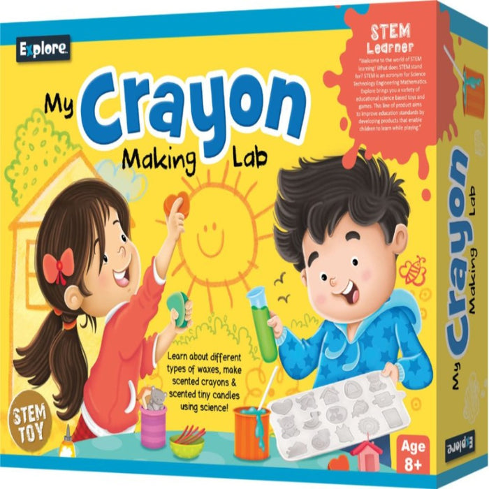 Explore My Crayon Making Lab-STEM toys-Explore-Toycra