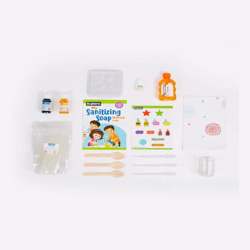 Explore My Sanitizing Soap Making Lab