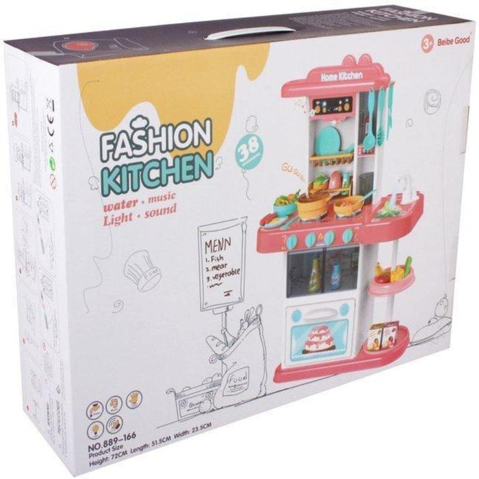 Fashion Kitchen Play Set (TM-889-166) - 38Pcs-Pretend Play-Toycra-Toycra