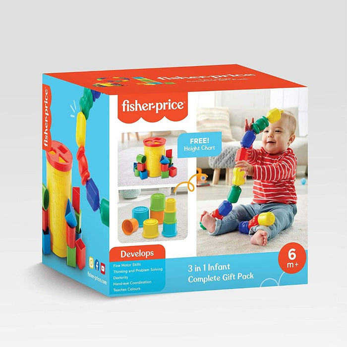 Fisher Price 3-in-1 Infant Complete Gift Pack-Infant Toys-Fisher-Price-Toycra