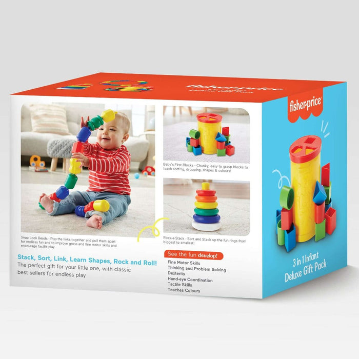 Fisher Price 3-in-1 Infant Deluxe Gift Pack-Infant Toys-Fisher-Price-Toycra