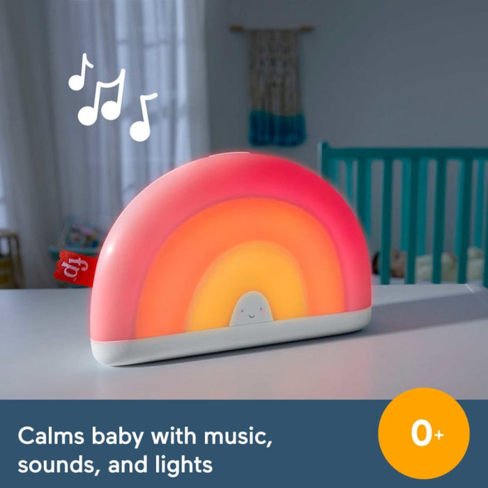 Fisher-Price Soothe & Glow Rainbow Sound Machine With Music And Lights-Infant Toys-Fisher-Price-Toycra