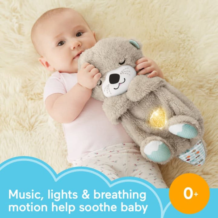 Fisher-Price Soothe 'N Snuggle Otter With Rhythmic Breathing Motions-Infant Toys-Fisher-Price-Toycra