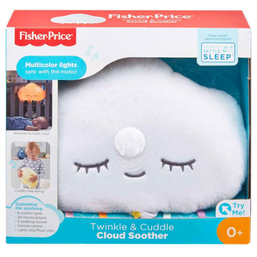 Fisher-Price Twinkle & Cuddle Cloud Soother Plush-Infant Toys-Fisher-Price-Toycra