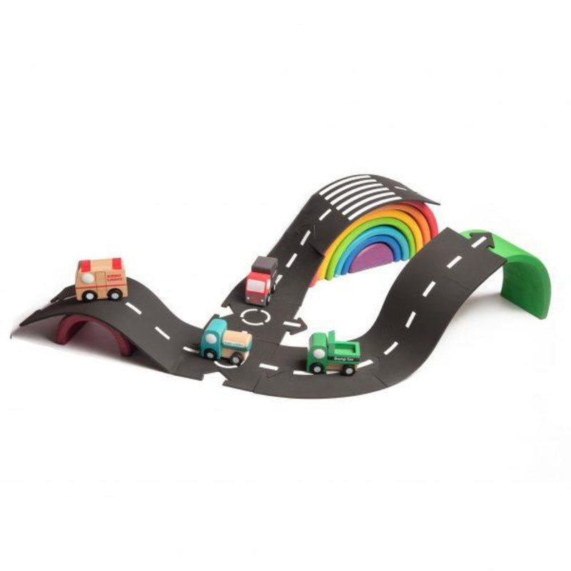 Flexible Road Track- Deluxe Set (24 Pcs)