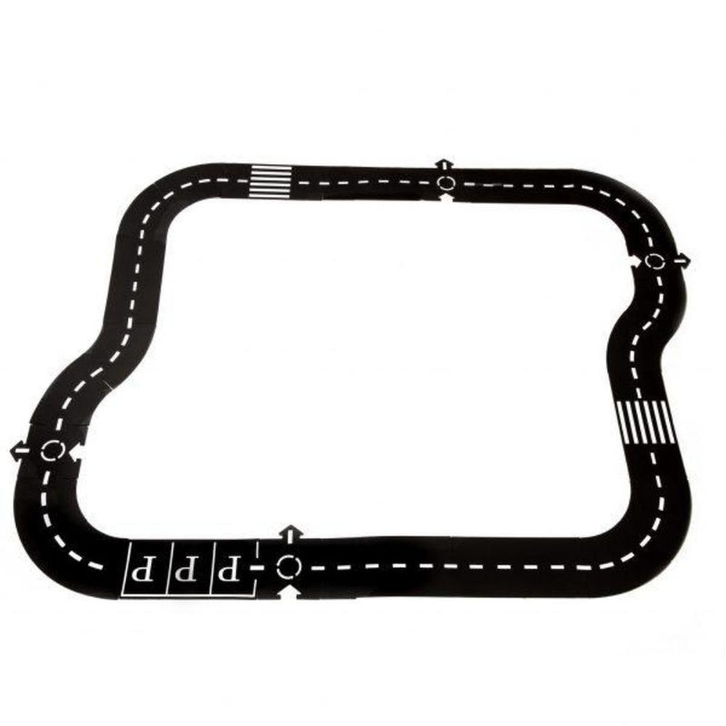 Flexible Road Track- Deluxe Set (24 Pcs)