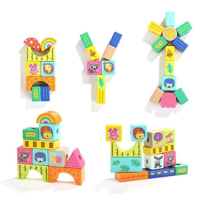 Forest Animal Building Blocks-Construction-Top Bright-Toycra