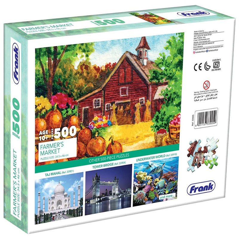 Frank Farmers Market -500 Pieces Puzzles