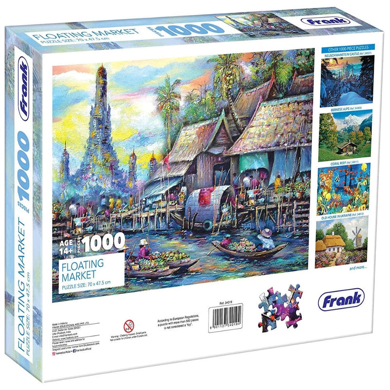 Frank Puzzle Floating Market in Thailand -1000 pieces