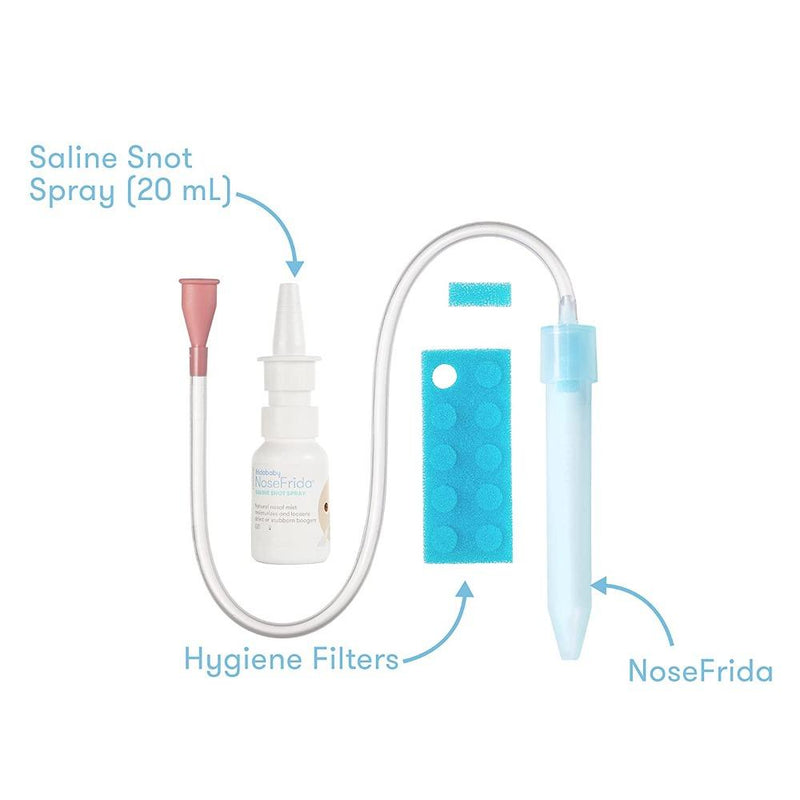 FridaBaby Nosefrida The Snotsucker Saline Kit
