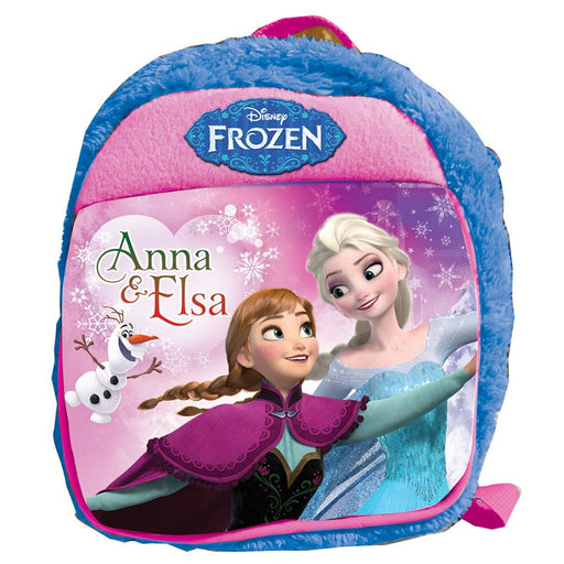 Frozen Plush Bag, Blue/Pink (12-inch)-Back to School-My Baby Excel-Toycra