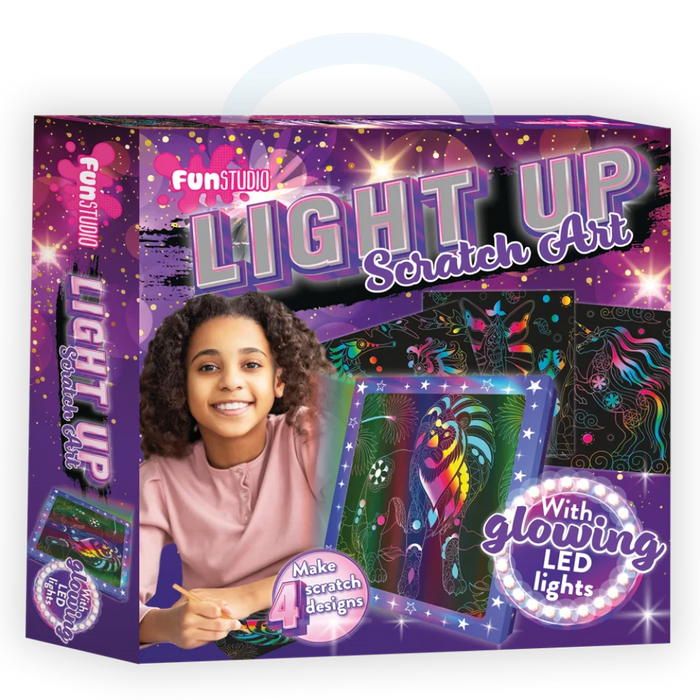 Fun Studio Light Up Scratch Art-Arts & Crafts-Bookoli-Toycra