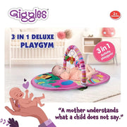 Funskool Giggles 3 in 1 Deluxe Playgym Pink