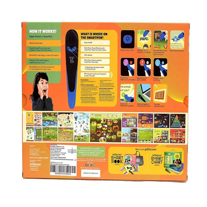 GoDiscover Kinder Smart Interactive Learning Series-Learning & Education-GoDiscover-Toycra