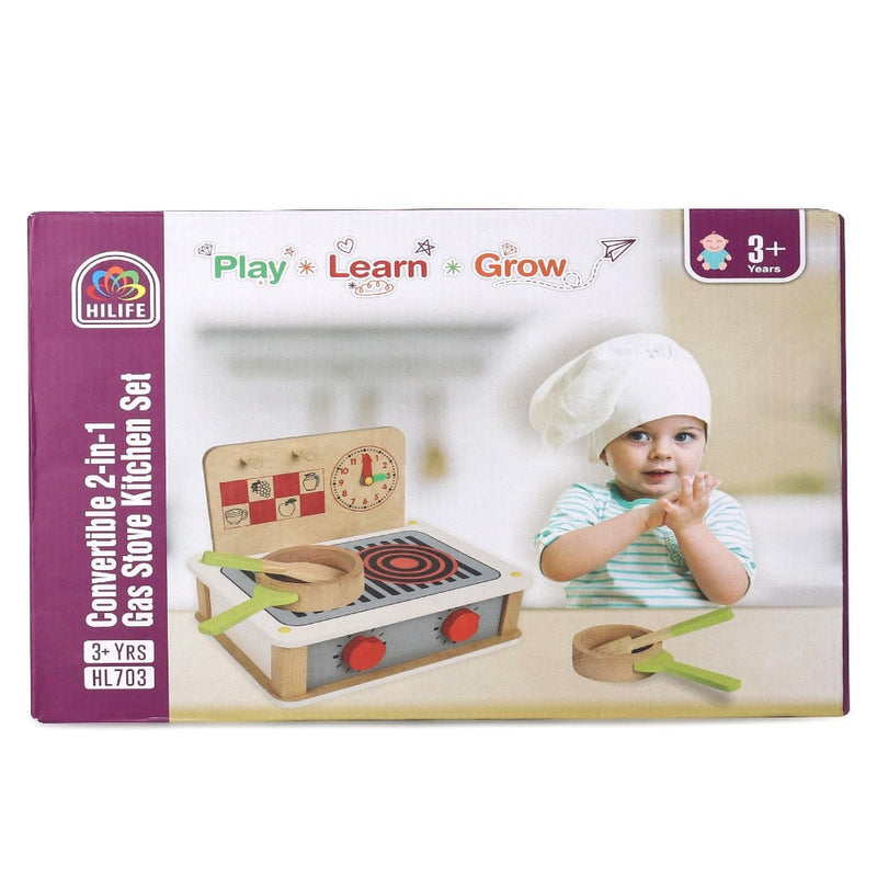 HIlife Convertible 2 in 1 Gas Stove Kitchen Set