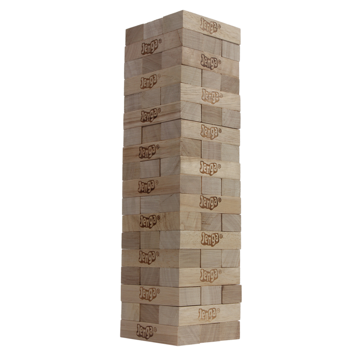 Hasbro Gaming Classic Jenga Game, Hardwood Block Stacking Tower