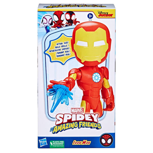 Marvel Spidey and His Amazing Friends Supersized Iron Man Action Figure,  Preschool Superhero Toy for Kids Ages 3 and Up - Marvel