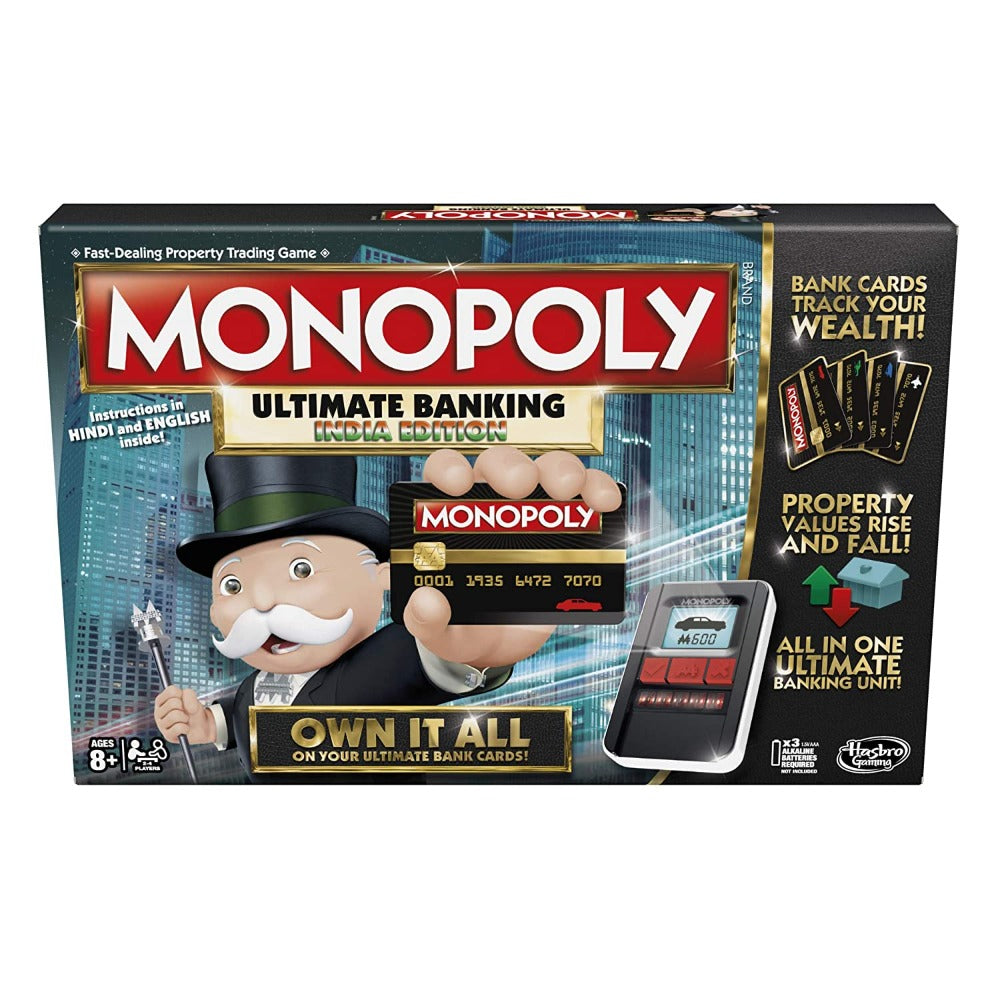 Hasbro Monopoly Game: Ultimate Banking India Edition