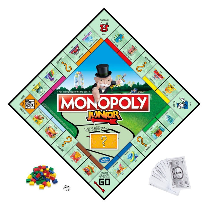 Hasbro Gaming MONOPOLY - JEU DE SOCIETE MONOPOLY JUNIOR - JEU DE PLATEAU - VERSION F TU pas cher Hasbro Gaming MONOPOLY - JEU DE SOCIETE MONOPOLY JUNIOR - JEU DE PLATEAU - VERSION F TU pas cher