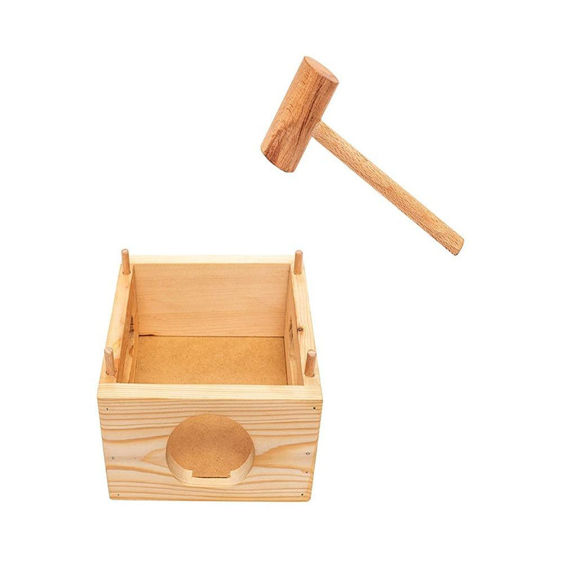 Hilife 3-In-1 Funky Shapes Educational Hammering Bench