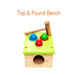 Hilife 3-In-1 Funky Shapes Educational Hammering Bench-Preschool Toys-Hilife-Toycra