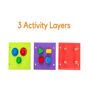Hilife 3-In-1 Funky Shapes Educational Hammering Bench