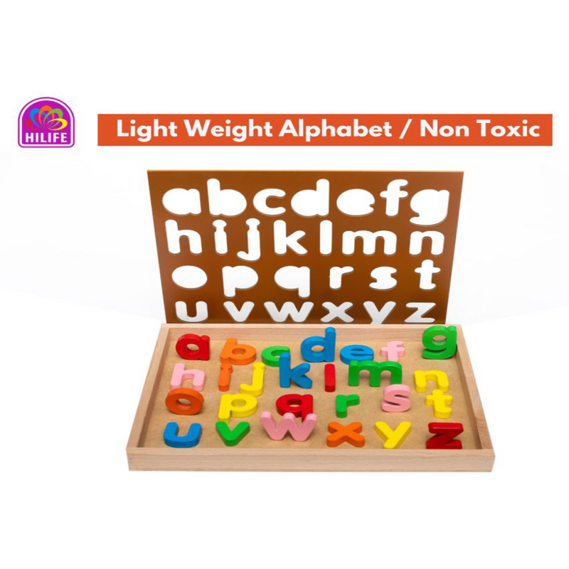 Hilife English Alphabet Puzzle 3-Layer Lowercase
