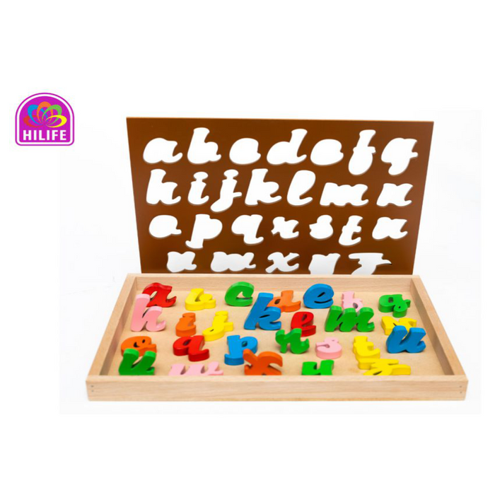 Hilife English Alphabet Puzzle 3-Layers Cursive Writing-Puzzles-Hilife-Toycra