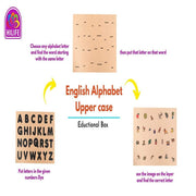 Hilife English Alphabet Puzzle 3-Layers Uppercase