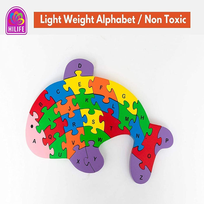 Hilife Fish Alphabet Puzzle-Puzzles-Hilife-Toycra