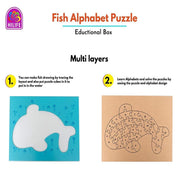 Hilife Fish Alphabet Puzzle
